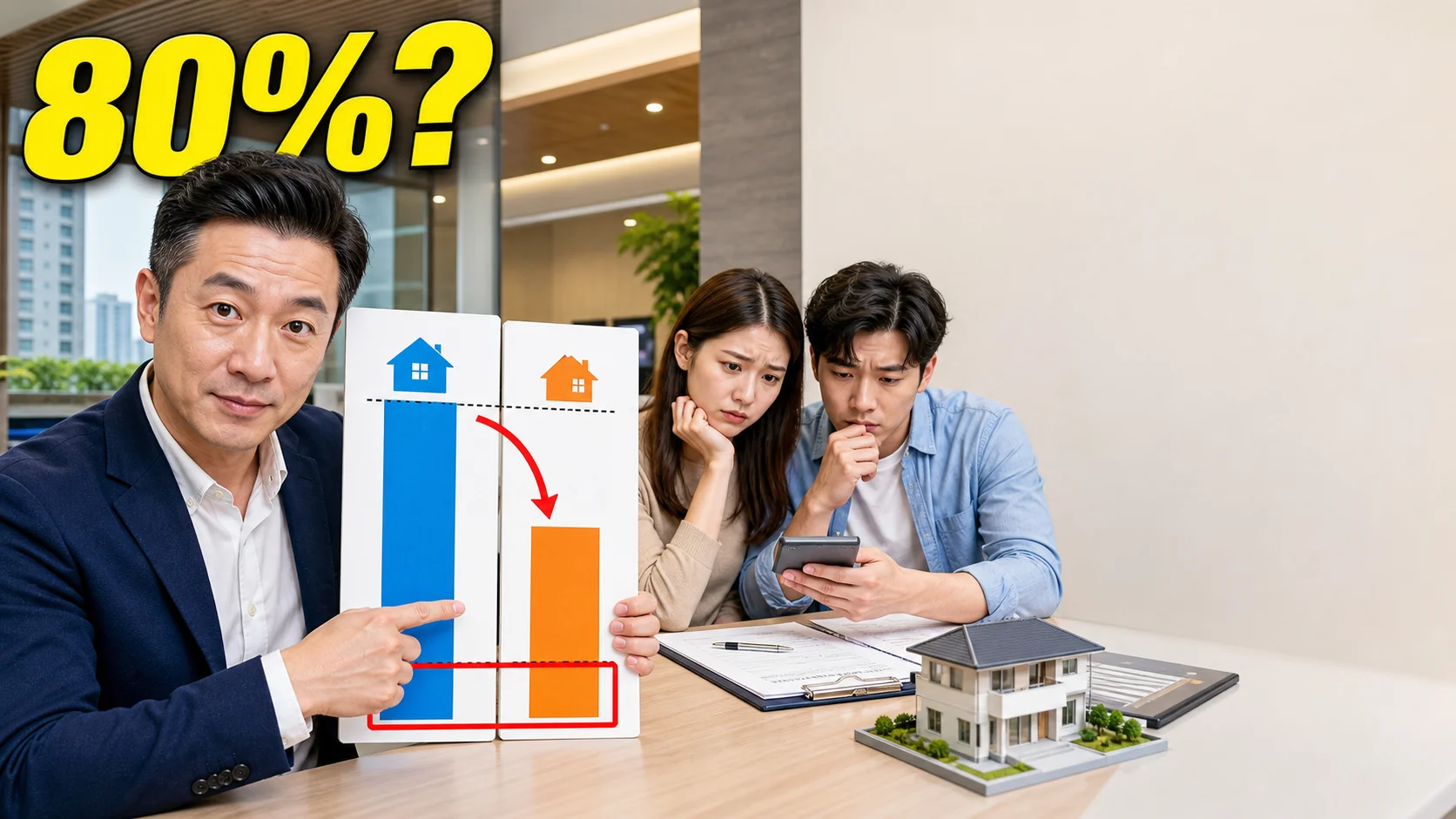 銀行說可以貸8成，為什麼最後可能貸不到？朱哥帶你看懂房屋鑑價與貸款成數